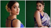 Janhvi Kapoor Oozes Elegance In Silk Saree, Aces The Quintessential Indian Look!