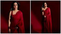 Kajol’s Red Organza Saree Look Defines Elegance And Simplistic Style, Pics!