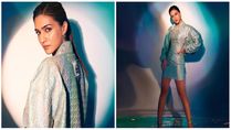 Kriti Sanon’s Silver Holographic Dress Makes For Perfect Chic Casual Fashion! PICS