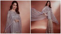 Madhuri Dixit’s Embellished Sharara Outfit Is Ideal For Your Ethnic Style Inspiration, Pics!