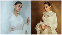 Deepika Padukone To Alia Bhatt, 6 White Saree Looks By B-Town Beauties That Are Perfect For The Wedding
