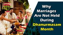 Why Marriages Are Not Held During Dhanurmasam Month