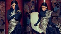 Shruti Haasan's Golden Black Saree Is The Perfect Example Of Voguish; Pics!