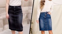 6 Chic Ways To Style A Denim Skirt