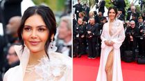 Cannes 2023: Esha Gupta Stuns In Thigh-High Slit Gown, Pics!