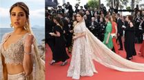 Cannes Film Festival 2023: Sara Ali Khan Looks Like Modern-Day Bride In Desi Lehenga On Day 1