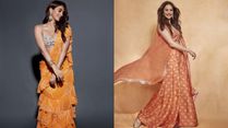 Navratri 2023: Your Orange Ethnic Outfits Guide For Day 1, Flaunt The Style Like B-Town Divas!