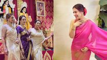 Durga Puja 2023: Rani Mukerji, Kajol, Hema Malini And Others Look Fabulous In Ethnic Ensembles, Get Inspired!