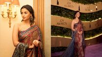 Alia Bhatt's Ajrakh Print Saree Look At The Joy Awards 2024 Inspires To Favour Authentic Indian Textiles!