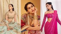 Anant-Radhika Haldi Ceremony: Sara's Multicolour Lehenga To Khushi's Barbiecore Saree, B-Town Babes Shine