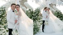 Amy Jackson-Ed Westwick Wedding: The Bride's Dreamy Ensemble Equals Romance And Glamour