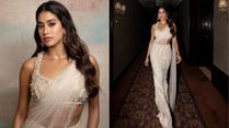 Janhvi Kapoor Embraces Mermaid-Core by Flaunting a Pearl Saree for Devara Promotions: Get Method Dressing Cues