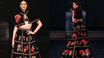 Ananya Panday Wows In Rohit Bal's Rose-Embroidered Lehenga At Lakmé Fashion Week, Inspires Modern Brides!
