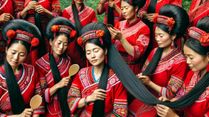 Meet The Red Yao Rapunzels : The Women With Seven-Foot-Long Hair