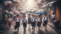Monsoon Mornings Can Be Risky For Kids, 7 Tips To Keep Them Safe On The Way To School
