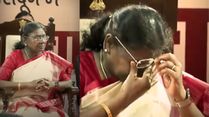 Watch: Visually Impaired Students Bring President Murmu To Tears With This Song