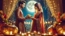 Karwa Chauth 2025 Wishes: 50 Heartfelt Greetings, Images, Messages For Wives, Husbands And Couples