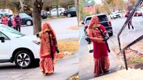 This US Indian Woman's ‘Stree' Halloween Look Is So Real, Internet Is Screaming 'Kal Aana', Watch Viral Video!