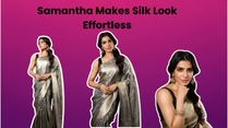 Newlywed Samantha Ruth Prabu Transforms A Silk Saree Into a Style Moment