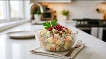The Ultimate Creamy Party Dish: Russian Salad Recipe