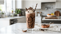 Thick Creamy Cafe Style Chocolate Milkshake Recipe