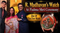 R. Madhavan Flaunts ₹40 Lakh Limited-Edition Watch Inspired By Jaipur's Hawa Mahal At Padma Shri Ceremony