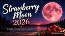 Strawberry Moon 2026 Date And Time: Why Is June's Micromoon Called The Strawberry Moon? Is It Visible In India