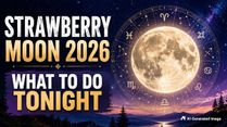 Strawberry Moon 2026: What Every Zodiac Sign Needs To Do Before Tonight's Full Moon Peaks