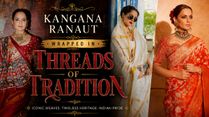 Kangana Ranaut's Sarees Take You On A Journey Through India's Most Iconic Handloom Weaves
