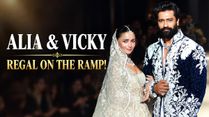 Alia Bhatt And Vicky Kaushal Set The Ramp Ablaze In Manish Malhotra’s Stunning Chikankari Couture Looks