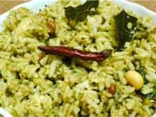 ఆకుకూరల పులిహొర