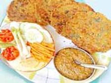 మటన్ కైమా బేసన్ రోటీస్