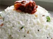 సింపుల్ ఫాస్ట్ అండ్ టేస్టీ కర్డ్ రైస్