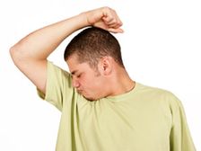 చంక భాగంలో చెమటతో కూడిన దుర్వాసన..?