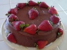 స్ట్రాబెరీ-చాకొలెట్ కేక్ - క్రిస్మస్ స్పెషల్ 