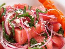 పుచ్చకాయ(కర్బూజ/వాటర్ మెలోన్) సలాడ్