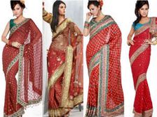 గ్లామరస్ లుక్ నిచ్చే చీర...జాకెట్...!