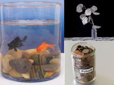 ఖాళీ సీసాలు..జార్లతో మీ సృజనాత్మకత వెల్లడి...!