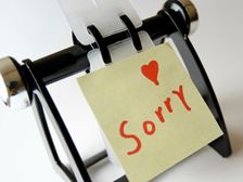 సారీ చెప్పు.....స్టోరీ ముగించు! 