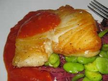  ఫిష్ ఫిల్లెట్- టొమాటో కులిస్