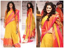 లాక్మే ఫ్యాషన్ వీక్ ర్యాంప్ వాక్ లో హొయలొకించిన తాప్సి