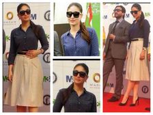 పోల్కా షర్ట్ లో పోలో స్టైల్లో సెక్సీగా కనిపించిన కరీనా