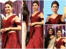 బాహుబలి ఆడియో లాంచ్ లో తమన్నా ఆక్సీ బ్లడ్ డ్రెస్సులో హాట్ అండ్ సెక్సీ