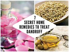 చుండ్రును నివారించే 7 సీక్రెట్ హోం రెమెడీస్ ..