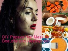 హెయిర్ సాప్ట్ గా...షైనీగా మార్చుకోవడానికి బొప్పాయి హెయిర్ మాస్క్..!!