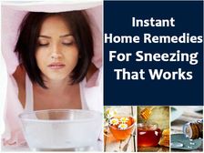 తుమ్ములు ఇబ్బంది పెడుతుంటే? తక్షణ ఉపశమనం కలిగించే హోం రెమెడీస్ 