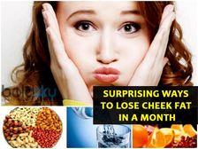 ఒక్క నెలలో బుడ్డ చెక్కిళ్ళలో ఫ్యాట్ ను కరిగించే సర్ ప్రైజింగ్ మార్గాలు..!!