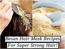 జుట్టుని బలంగా, ఒత్తుగా మార్చే శనగపిండి హెయిర్ ప్యాక్స్..!!