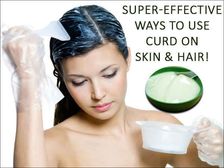 పెరుగుతో జుట్టుకు మెరుపులు...వలపులు...!!