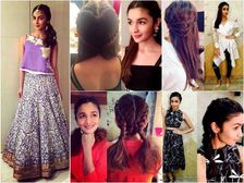 RRR హీరోయిన్ ఆలియా భట్ పోనీటైల్ హెయిర్ స్టైల్ ను చూసెయ్యండి...